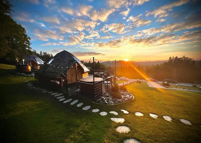 Osada Poli - Panoramiczny Nr 3 Z Prywatna Balia I Hydromasazem * Koniaków